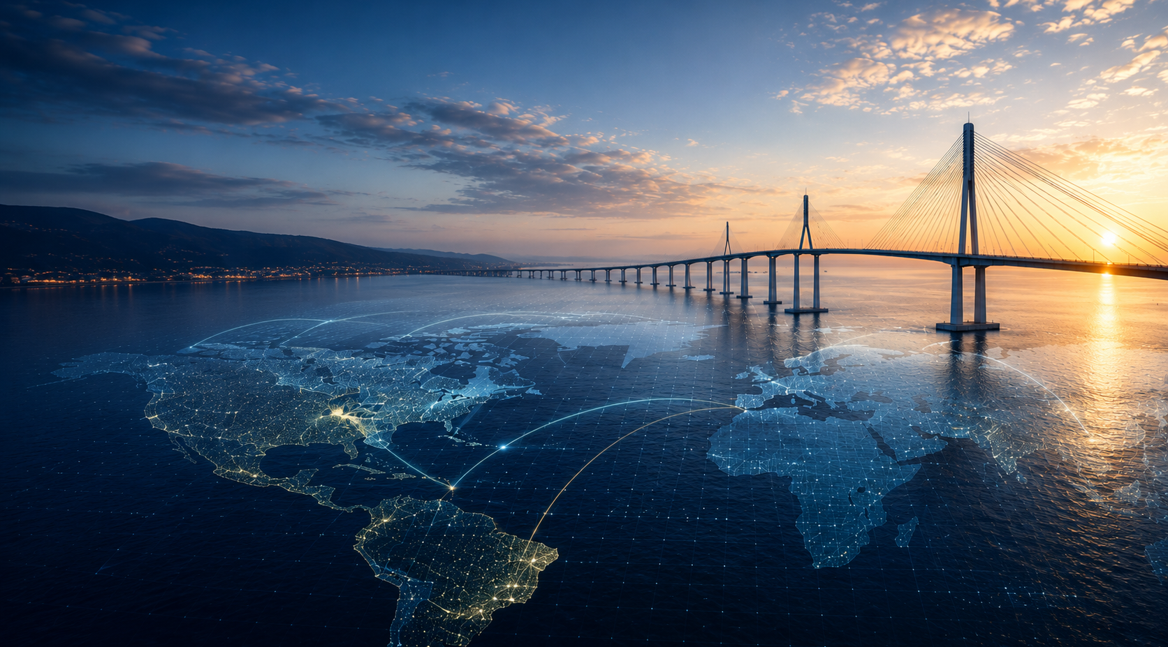 Europe and Latin America connected across the Atlantic